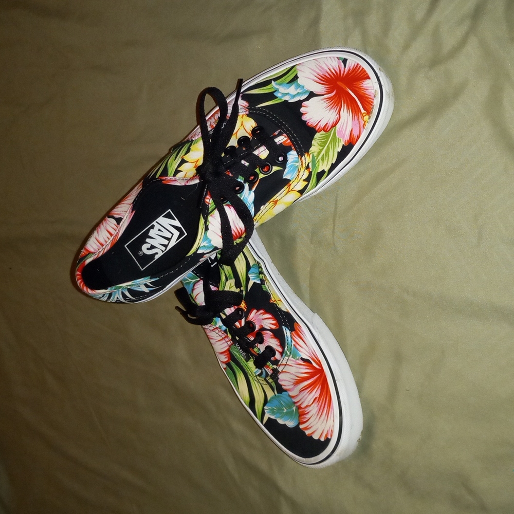 Floral Vans